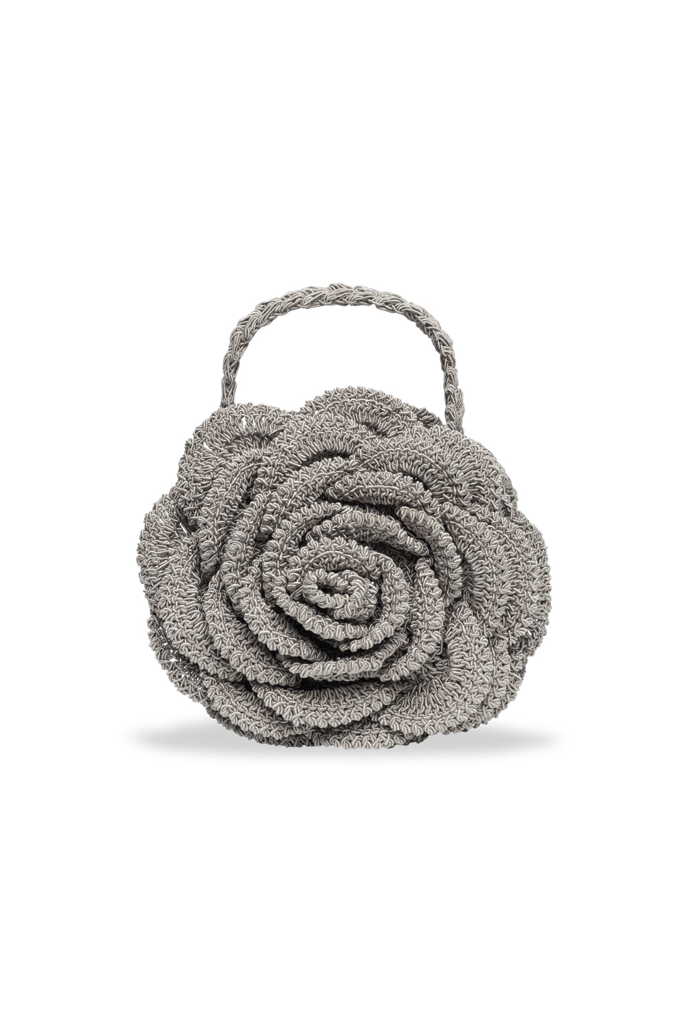 FLOWER BAG SILVER