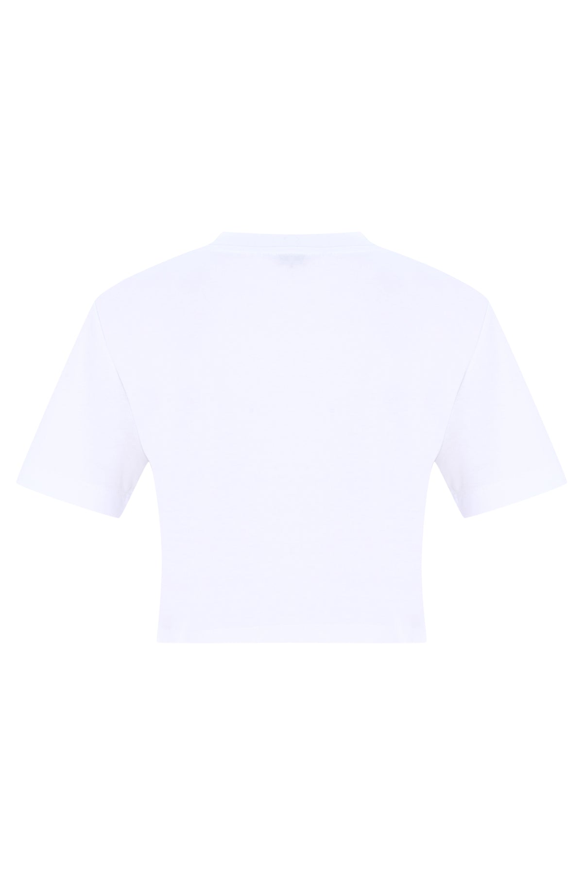 IBIZA EMBRODIED CROP TSHIRT