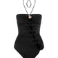CUT-OUT ONE PIECE BLACK