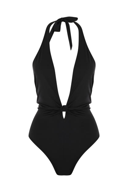 KNOTTED ONE PIECE BLACK